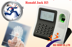 Tính năng hữu ích và ưu thế của máy chấm công Ronald Jack  H3