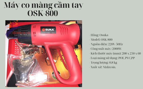Máy co màng cầm tay OSK-800