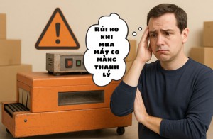 Rủi ro khi mua máy co màng thanh lý