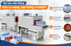 Tại sao nên dùng máy co màng, bọc màng co nhiệt?
