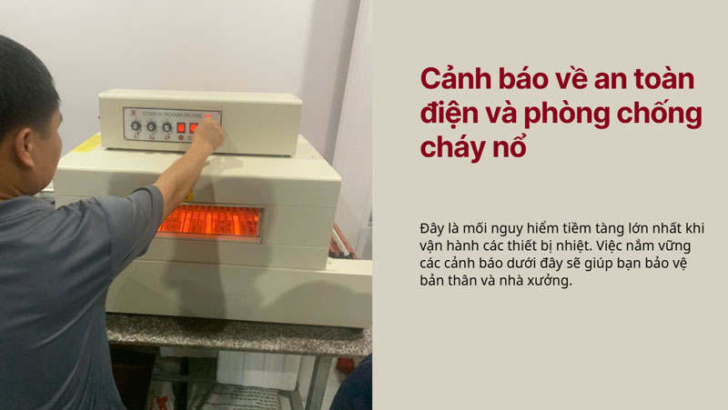 Cảnh báo về an toàn điện và phòng chống cháy nổ Cảnh báo về an toàn điện và phòng chống cháy nổ