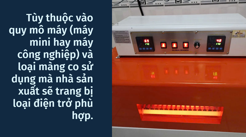 Điện trở máy co màng là gì? Cách thay đơn giản Điện trở máy co màng là gì? Cách thay đơn giản