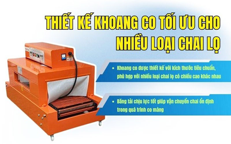 Đặc điểm nổi bật của máy co màng nhiệt 