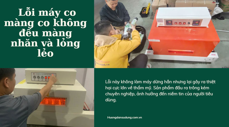 Top 3 lỗi thường gặp nhất ở máy co màng công nghiệp Top 3 lỗi thường gặp nhất ở máy co màng công nghiệp