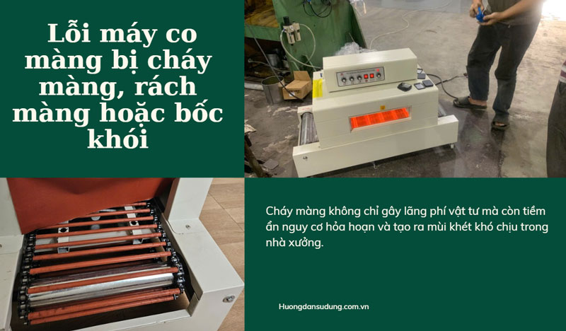 Top 3 lỗi thường gặp nhất ở máy co màng công nghiệp Top 3 lỗi thường gặp nhất ở máy co màng công nghiệp