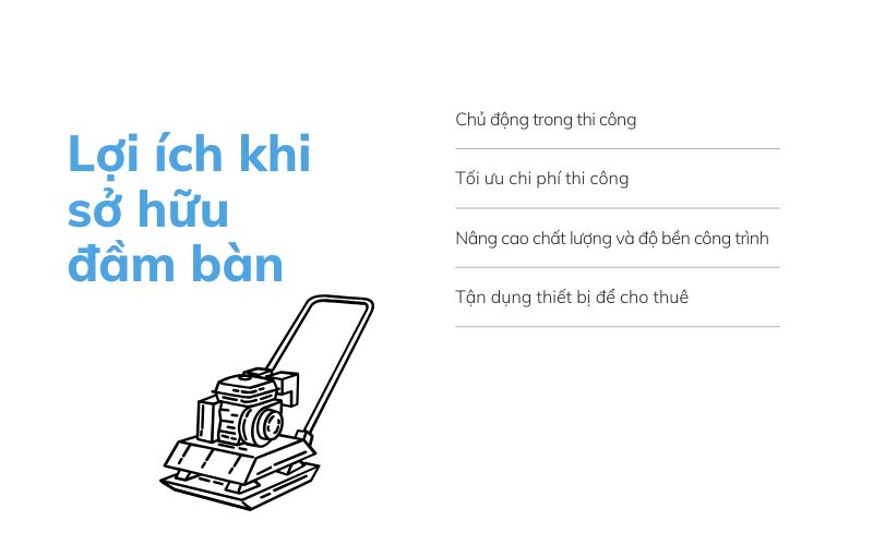 Lợi ích khi sở hữu đầm bàn