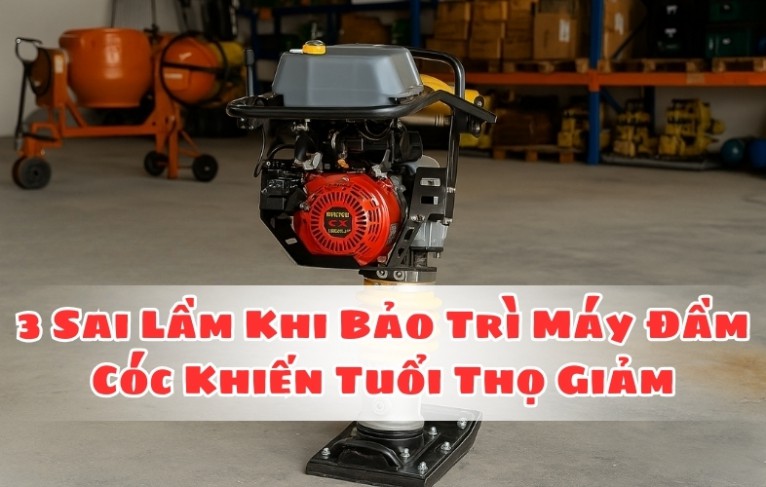 10+ Sai Lầm Khi Bảo Trì Máy Đầm Cóc Khiến Máy Nhanh Hỏng