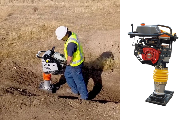 Tiêu chí chọn máy đầm cóc phù hợp cho đất yếu