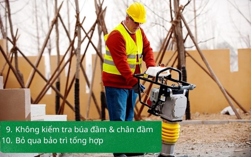 Bảo trì máy đầm cóc đúng chuẩn giúp máy vận hành mạnh