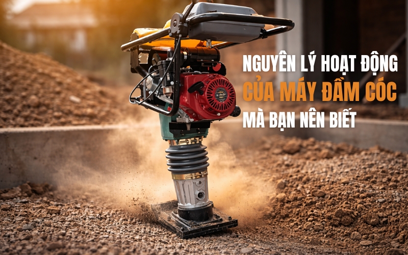 Nguyên lý hoạt động của máy đầm cóc mà bạn nên biết