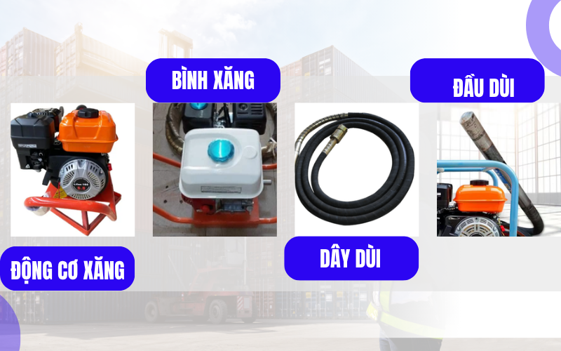 Hướng dẫn sử dụng máy đầm dùi chạy xăng đúng cách