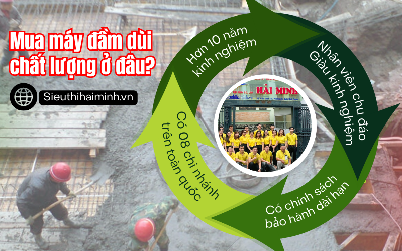 Địa chỉ mua và sửa chữa máy đầm dùi uy tín