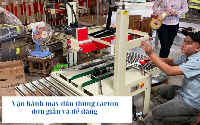 Hướng dẫn sử dụng máy dán thùng carton 