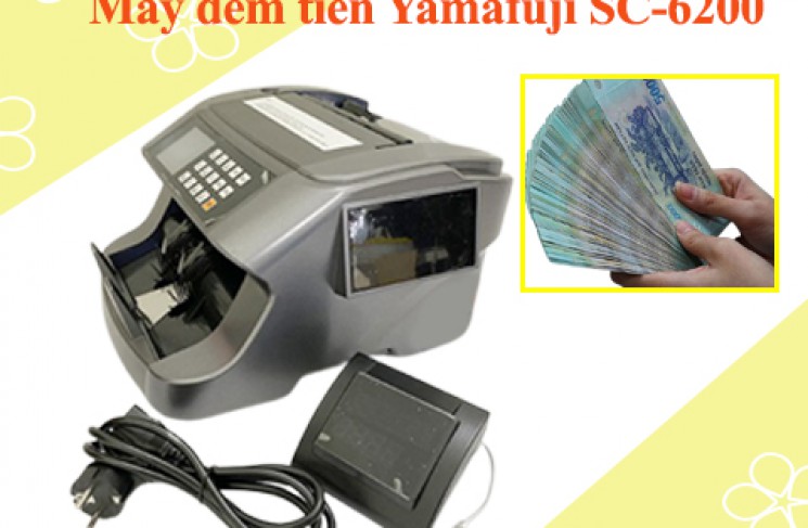 Tiền giả tinh vi cũng không qua mắt được máy đếm Yamafuji SC-6200