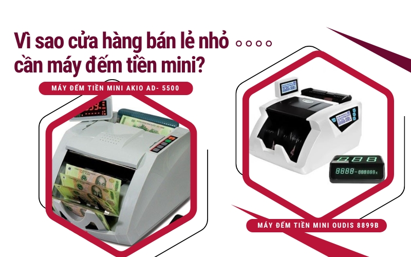 Gợi ý 5 mẫu máy đếm tiền mini phát hiện tiền giả tốt