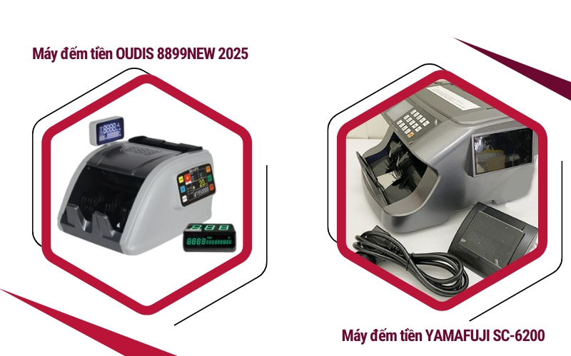 Máy OUDIS 8899NEW và máy đếm tiền kiểm tra tiền siêu giả YAMAFUJI SC-6200 bán chạy nhất hiện nay
