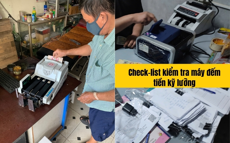 Môi trường vận hành và bảo quản máy đếm tiền cũng cần kiểm tra