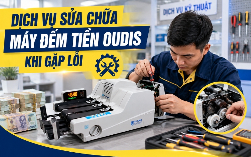 Dịch Vụ Sửa Chữa Máy Đếm Tiền Oudis Khi Gặp Lỗi
