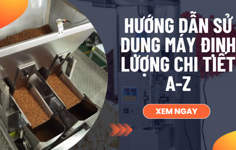 Hướng dẫn sử dụng máy định lượng chi tiết A-Z