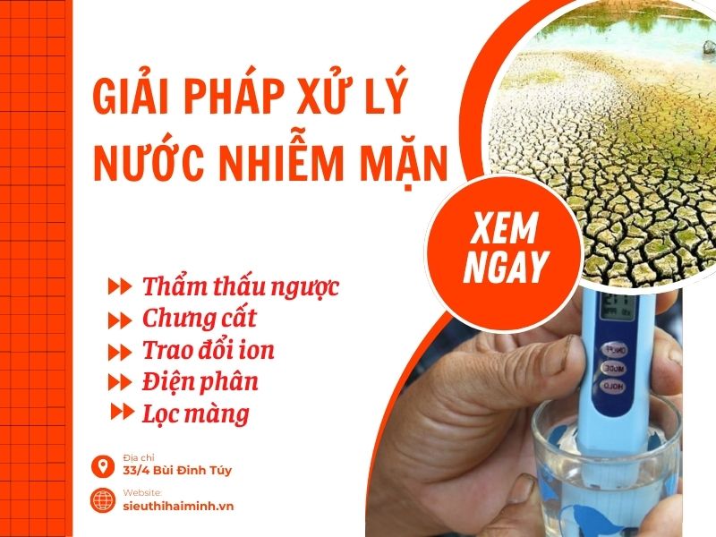 Giải pháp xử lý nước nhiễm mặn hiện nay