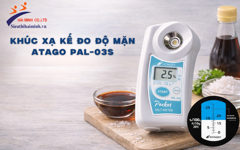 Khúc xạ kế đo độ mặn Atago PAL-03S