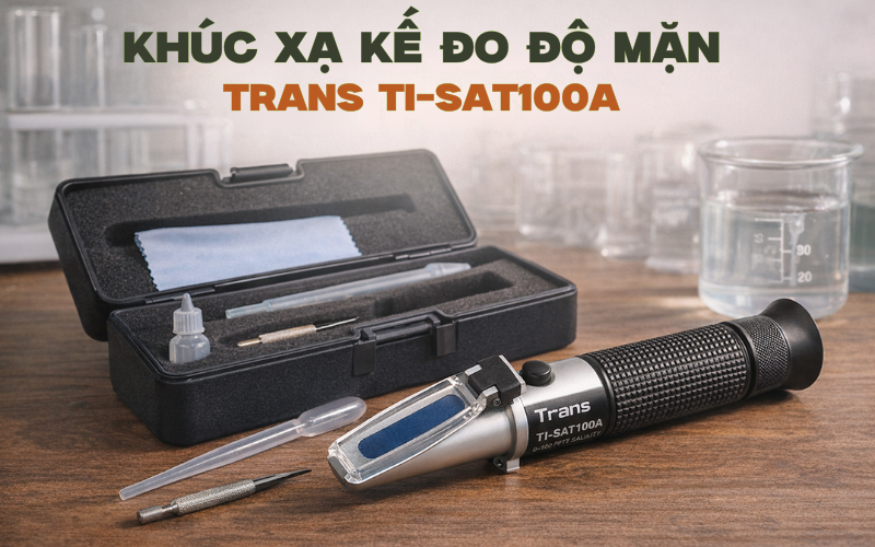 Khúc xạ kế đo độ mặn Trans TI-SAT100A
