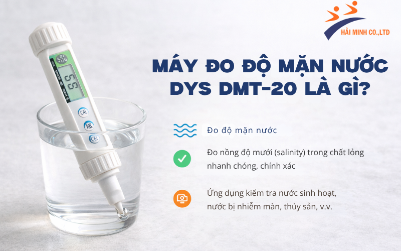 Máy đo độ mặn nước DYS DMT-20 là gì?