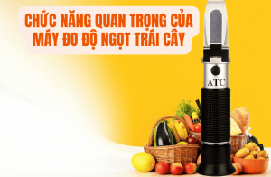 Chức Năng Quan Trọng Của Máy Đo Độ Ngọt Trái Cây