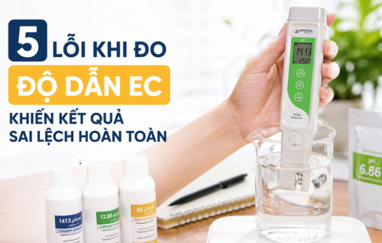 5 Lỗi Khi Đo Độ Dẫn Ec Khiến Kết Quả Sai Lệch Hoàn Toàn