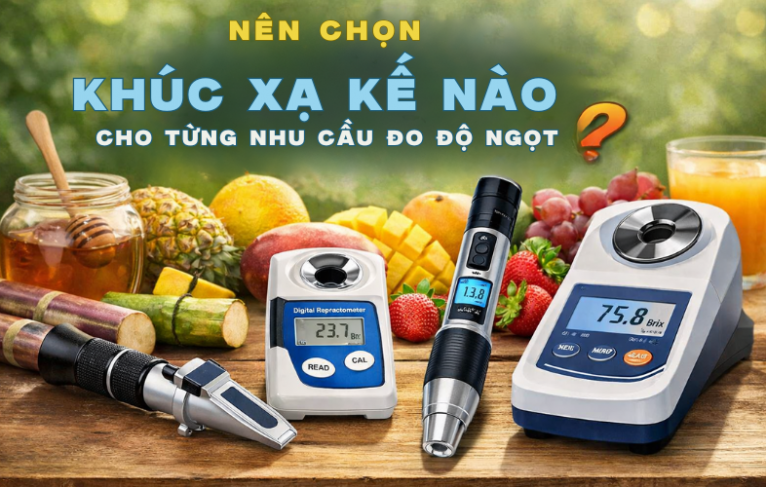 Nên Chọn Khúc Xạ Kế Nào Cho Từng Nhu Cầu Đo Độ Ngọt?