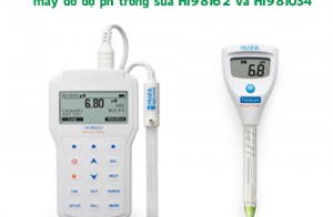Sự khác biệt giữa máy đo độ ph trong sữa HI98162 và HI981034