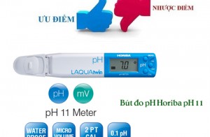 Tìm hiểu ưu nhược điểm Bút đo pH Horiba pH 11