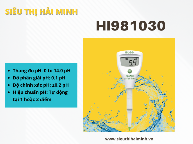 Bút đo độ pH trong nước HI981030