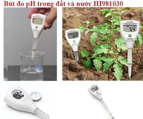 Bút đo pH trong đất và nước HI981030