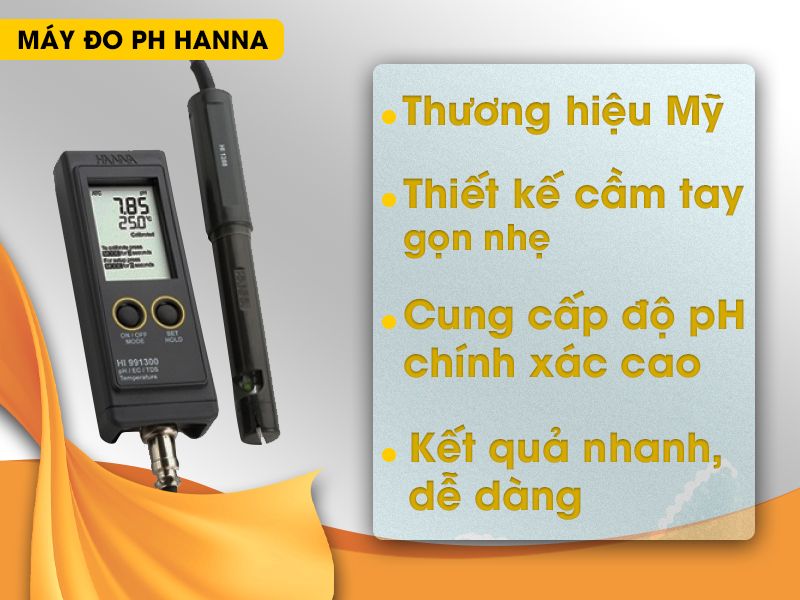 Giá máy đo pH phụ thuộc vào thương hiệu cung cấp