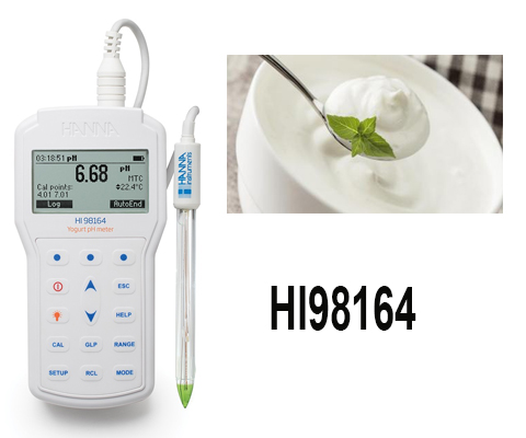 Máy đo pH/Nhiệt độ trong sữa chua HI98164