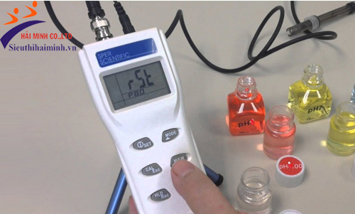 Thực hiện hiệu chuẩn máy đo độ pH tại 1 hay nhiều điểm