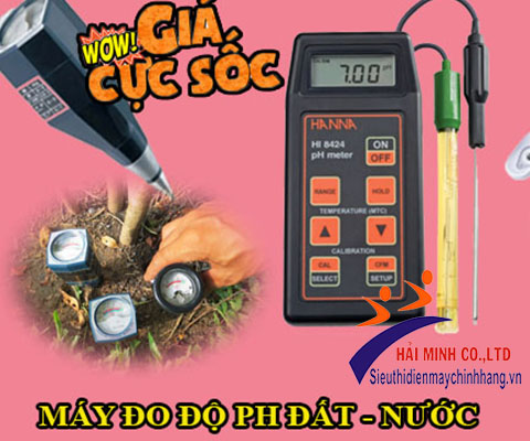 máy đo độ pH chính hãng
