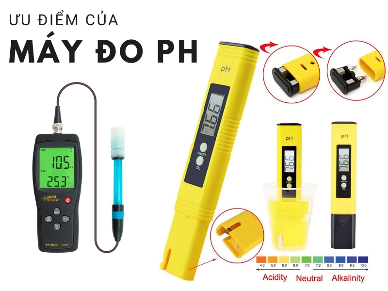 Ưu điểm của phương pháp sử dụng thiết bị đo pH
