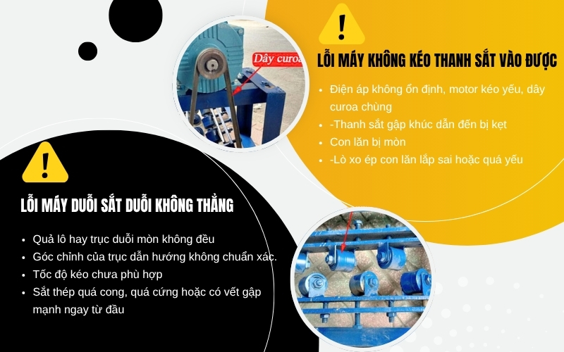 lỗi thường gặp khi sử dụng máy duỗi sắt