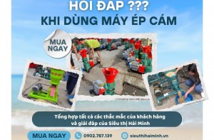 Hỏi đáp khi sử dụng máy ép cám viên