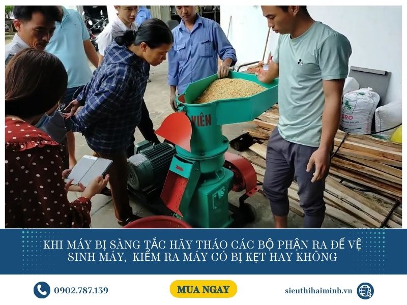 Máy bị sàng tắc thì phải làm gì?