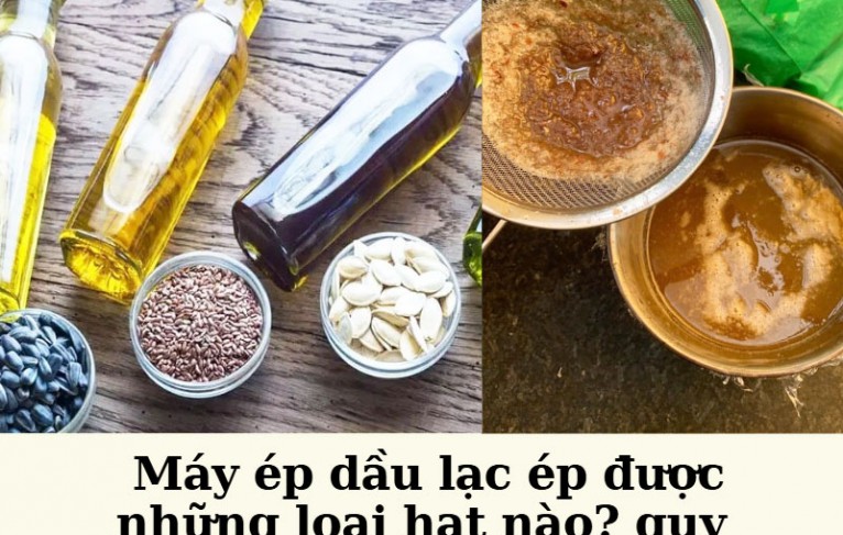 Máy ép dầu lạc ép được những loại hạt nào? quy trình ép đơn giản