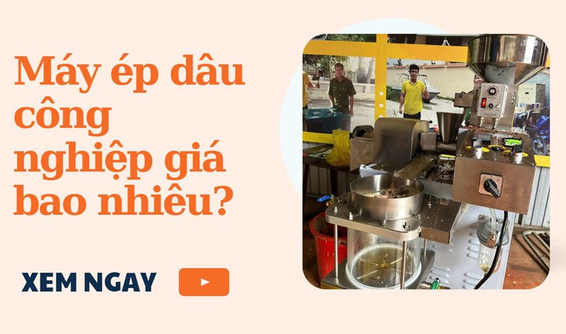 Máy ép dầu công nghiệp giá bao nhiêu?