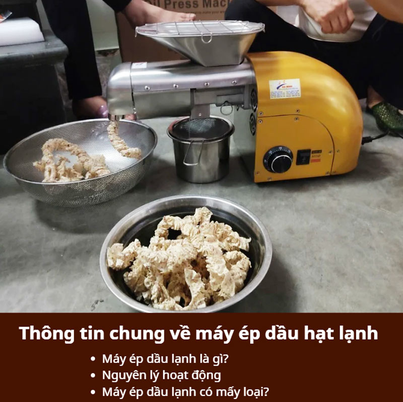 Thông tin chung về máy ép dầu hạt lạnh 