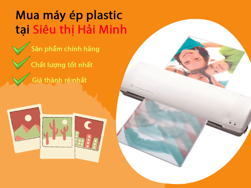 Máy ép plastic chất lượng tại Siêu thị Hải Minh