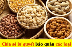 Chia sẻ bí quyết bảo quản các loại hạt bán trong dịp Tết không bị ẩm mốc