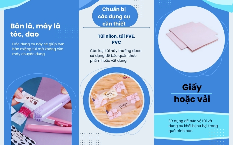 Chuẩn bị các dụng cụ cần thiết