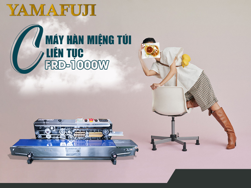 Giới thiệu máy hàn miệng túi liên tục Yamafuji FRD-1000W