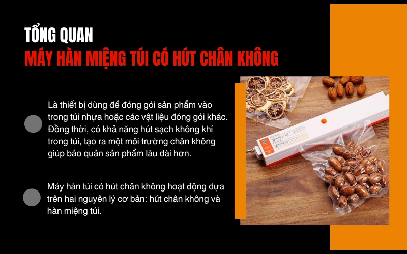 Tổng quan máy hàn miệng túi có hút chân không